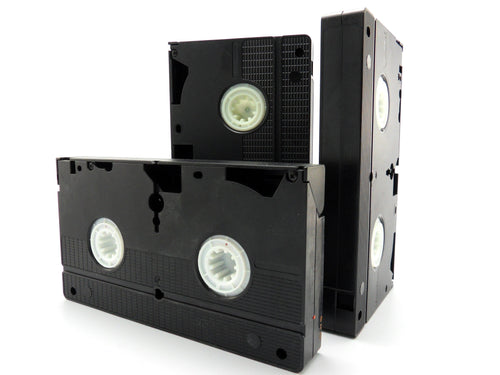 VHS, Hi-8, DV and VHS-C tapes - Up and Down Memories